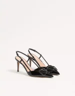 Valentino VLogo Signature Patent Leather Slingback Pump 80Mm - Image 6